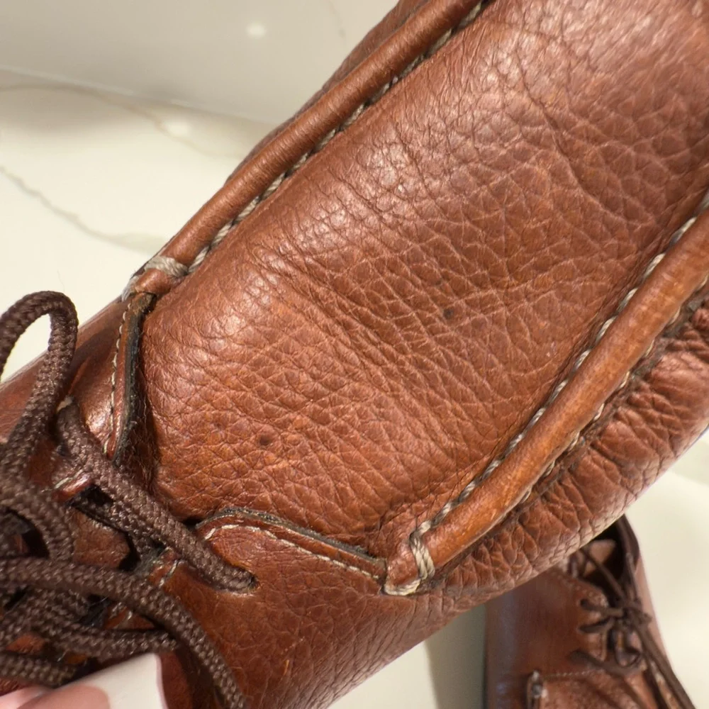 Sas Tripad Comfort Women’s Loafers Shoes Brown Lace Up‎ Moc Toe Low Top 7